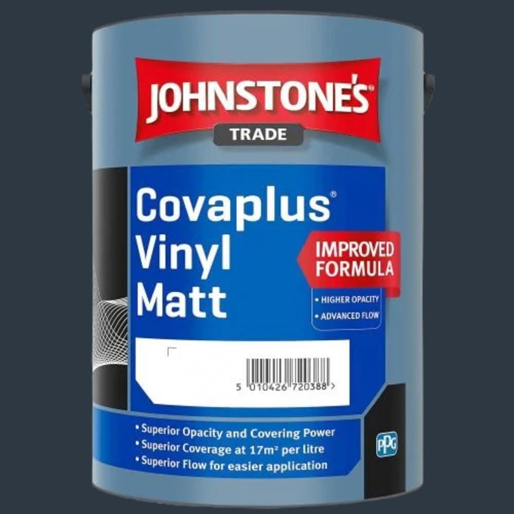 Paint Stop Mixed Colour Johnstones Covaplus Matt Midnight Sapphire 5L