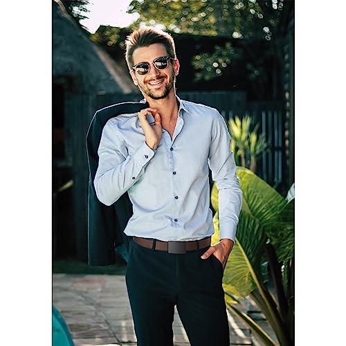 Mile High Life |Men's Reversible Buckle Belt | Outdoor Military Belt | Double Color Web Belt for Outdoor Work and Golf3