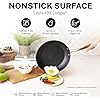 Granitestone 20 Pc Pots and Pans Set Nonstick Kitchen Cookware Set with Frying Pan, Bakeware & Steamer, Diamond Infused, Non Toxic PFOA PFOS Free, Metal Utensil Safe, Oven & Dishwasher Safe, Black