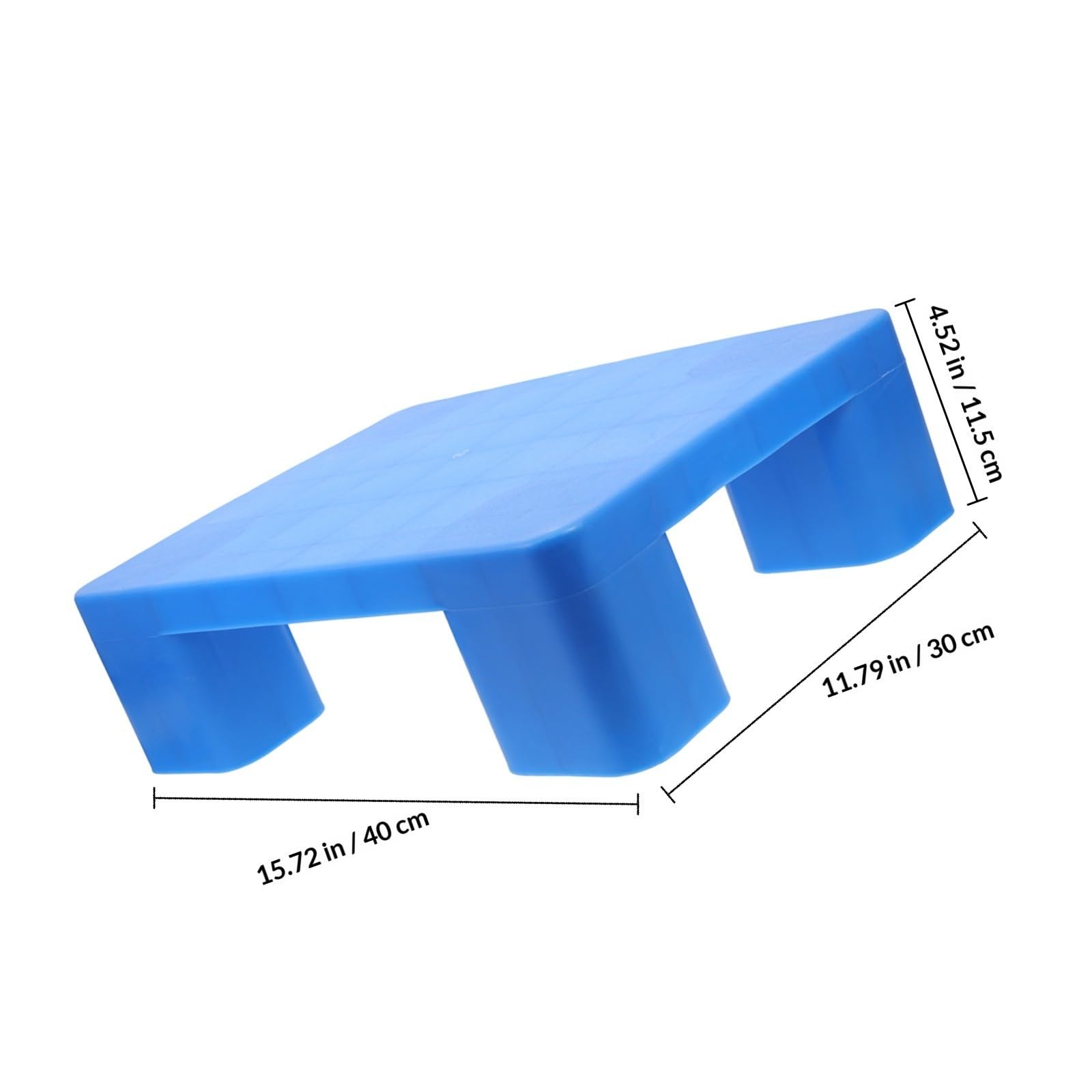Pallet in Plastica Per Stoccaggio in Cantina ABS Blu 40x30x12 Cm Per Magazzino e Supermercati, Struttura Solida Per Pesi Elevati