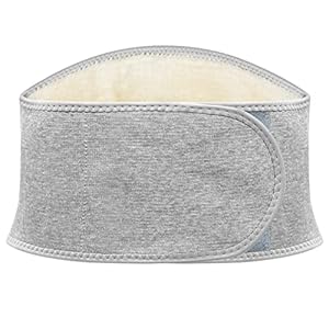 Healifty Graue Rückenbandage Lendenwirbelstütze Größe M
