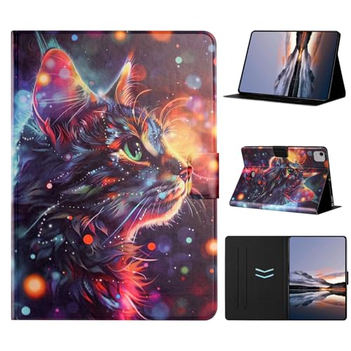 Protection iPad Air 11 M4 en cuir PU avec support multi-angles et porte-carte