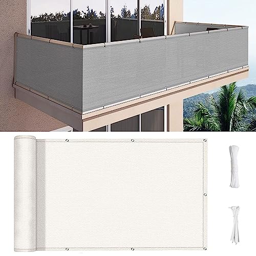 Crème solaire balcon et clôture 85x200 cm avec cordon de serrage - 2