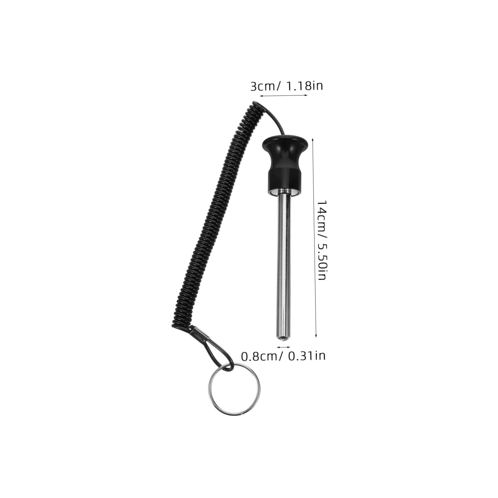 BESPORTBLE 3pezzi Loading Pin Holder per Pesi da Palestra Accessorio Fitness per Allenamenti di e Riscaldamento Casa e Palestra