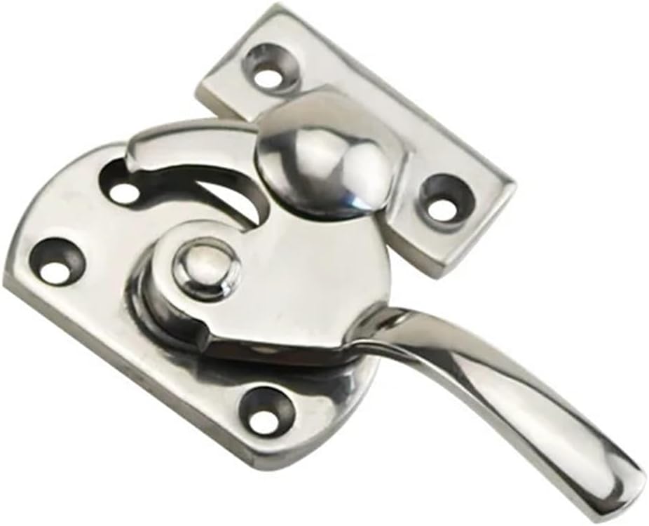 304 Stainless Steel Rotary Handle Industrial Vacuum Box Freezer Cabinet Door Tightly Closed Handle 1Pcs(PL029-1 L)