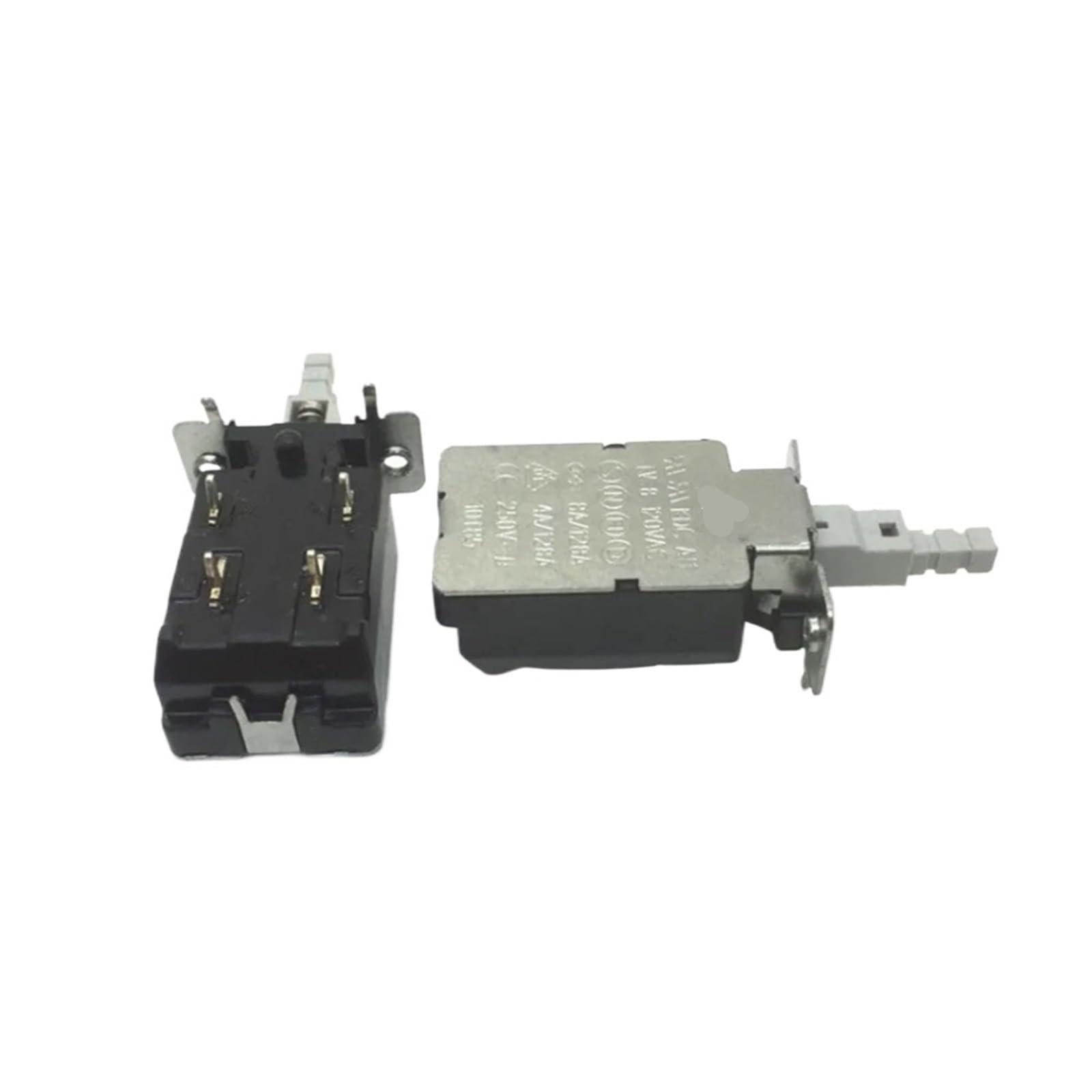 Interruptor pulsador con resorte de bloqueo, CA 250 V, 8 A/128 A, KDC-A11-2, 5 unidades