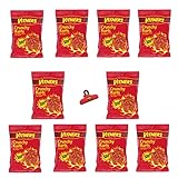 Vitner's Sizzlin Hot Cheese Crunchy Curls A Chicago Original 10 3.5 oz Bags