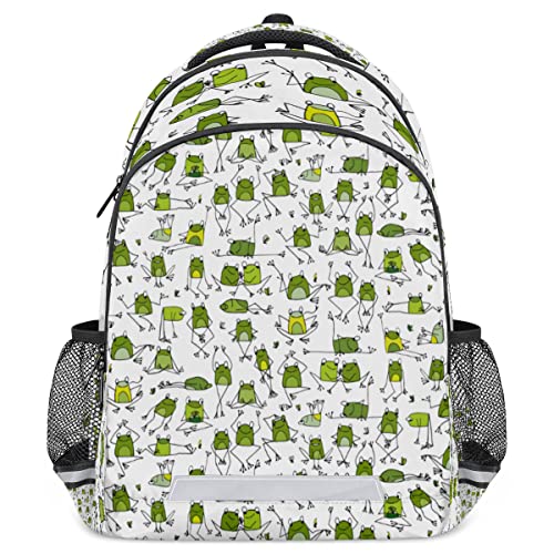 Sac à dos amusant grenouille noir, le cadeau idéal pour la rentrée