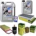 Produktbild QR-PARTS 69353711 Filter Set Inspektionspaket 6 Liter Motoröl Top Tec 4600 5W-30 MANN-FILTER Innenraumfilter Kraftstofffilter Luftfilter Ölfilter