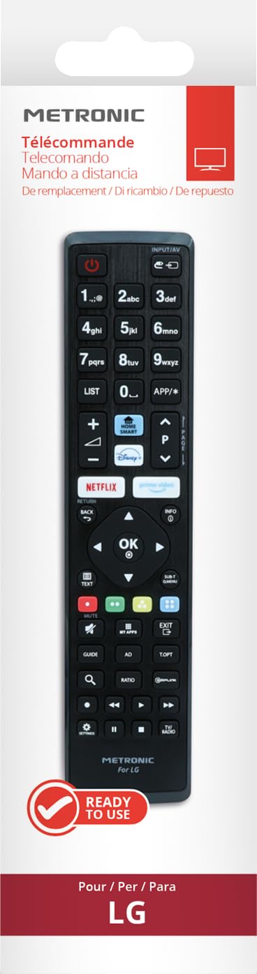 Aurabeam Telecomando Sostitutivo TV per LG 42LM3450 televisione