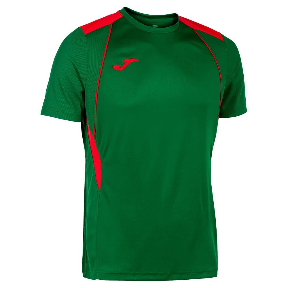 Joma Men's Championship VII T-Shirt, Green/Red, L