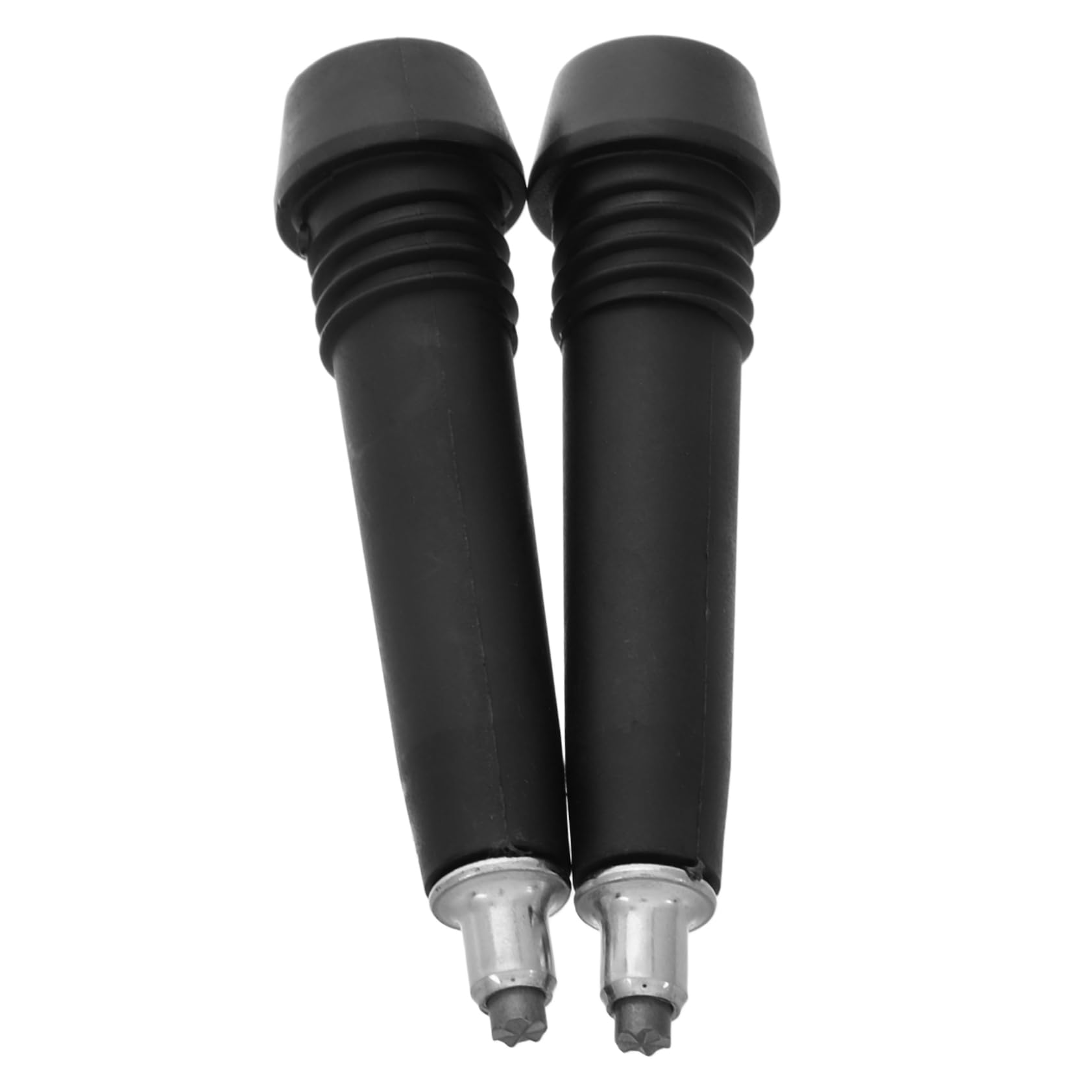 HANABASS Versatile Hiking Stick Tip Cane Tips Pole Trekking Tip Steel Tips for Canes Non-Skid Hiking Poles Protectors