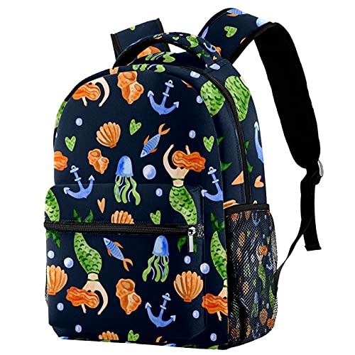 Sac à dos de voyage sirène pour femme parfait pour les weekends