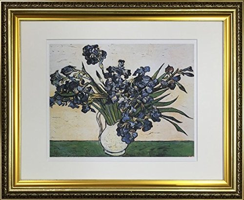 Amazon.co.jp: 【名画】ゴッホ アイリス 絵画 インテリア 壁掛け