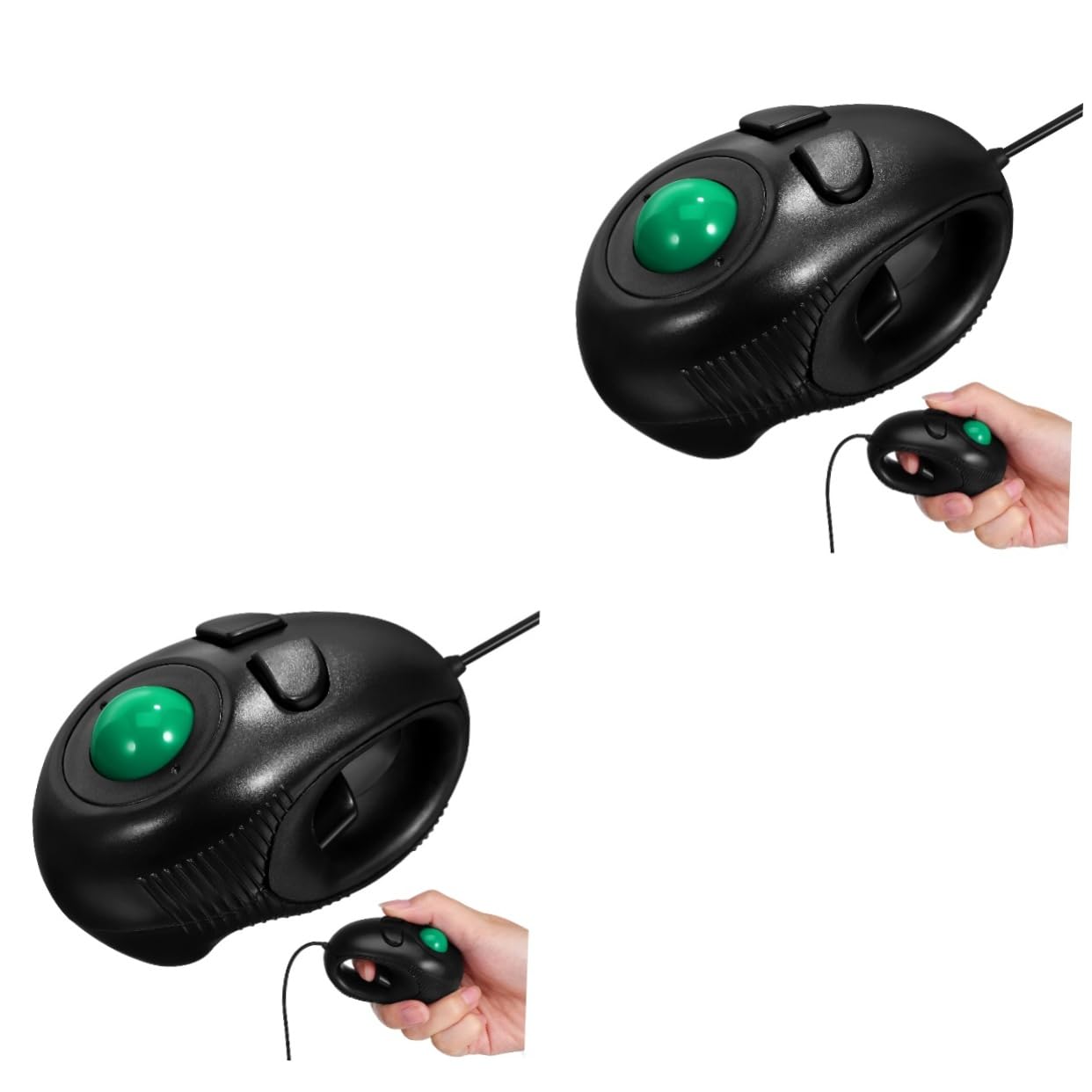 Amazon | Mobestech 有線ミニトラックボールマウス 4D ハンドヘルド Amazon | Mobestech 有線ミニトラックボールマウス 4D ハンドヘルド