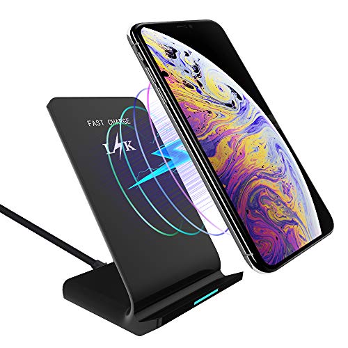 LK Cargador Inalmbrico, Cargador de Induccin Plegable Cargadores rpidos para Mviles para iPhone 12/12 Mini/12 Pro/12 Pro MAX/iPhone 11, Samsung S21 / S21 + / S21 Ultra y Todos los Dispositivos Qi