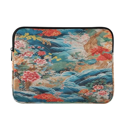 Funda Geométrica Étnica Impermeable para Laptop 13-14"