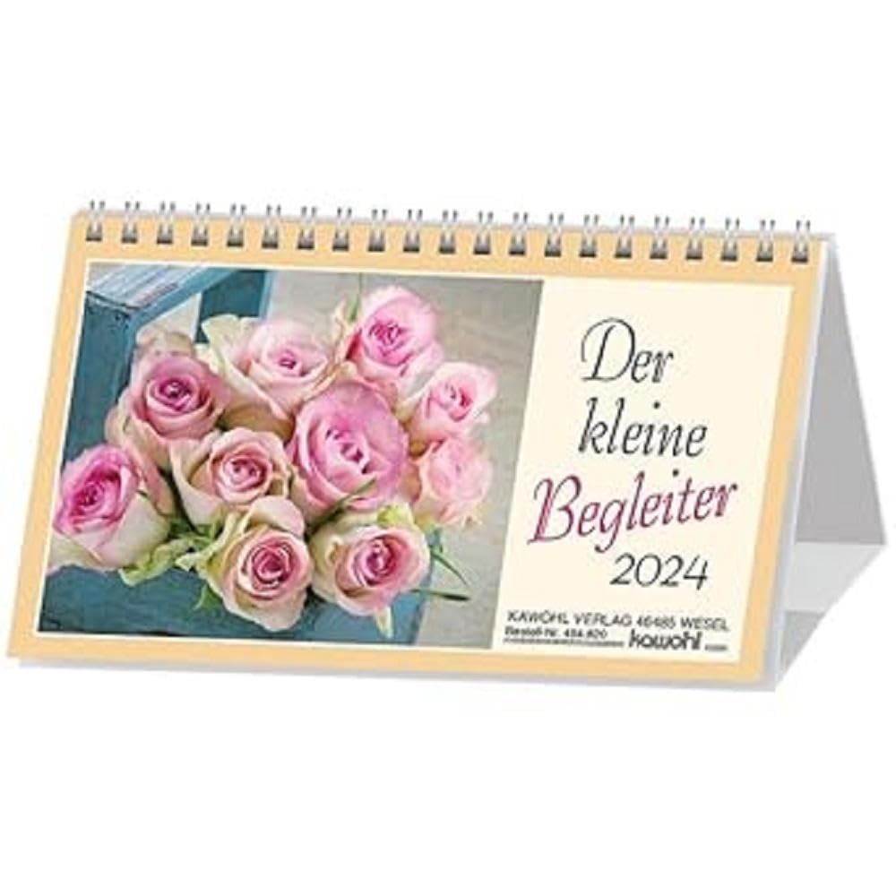 Der kleine Begleiter 2024: Aufstell-Kalender mit Farbfotos und christlichen Texten
