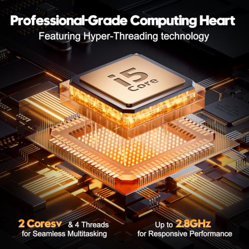 Image of 2026 Premium 15.6 inch FHD Business Laptop Computer, 16GB RAM 512GB SSD, Core i5(up to 2.8Ghz), Windows 11 Pro, Backlit Keyboard, Numeric Keypad, Slim Student Notebook PC