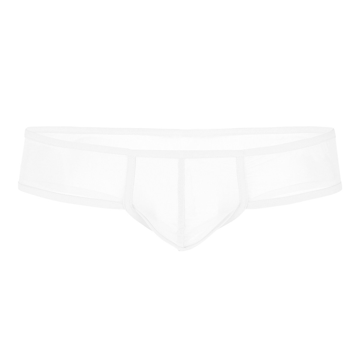 Buy Men's Mesh Sheer See Through Bugle Pouch Thongs Triangle Bikini