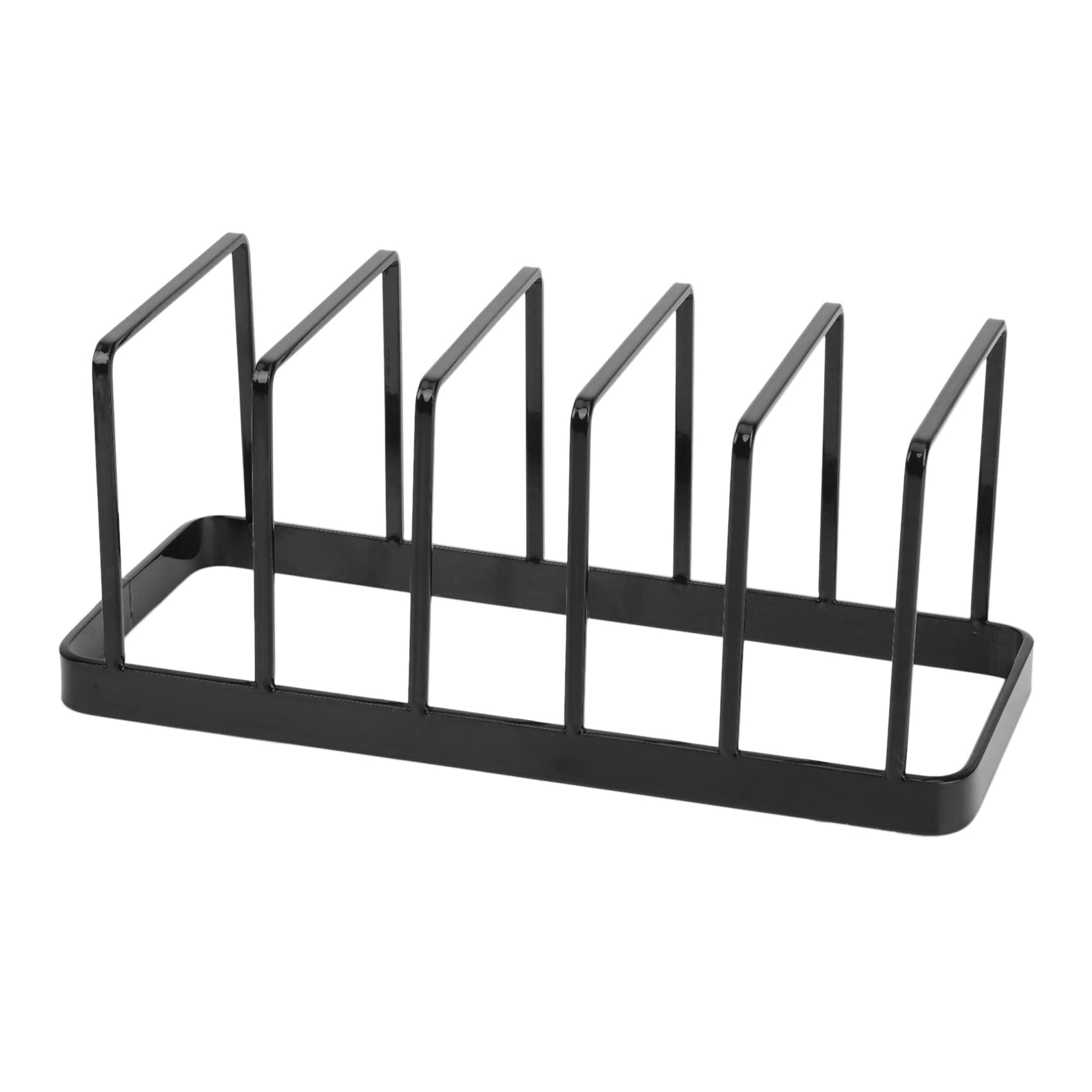 Euro KüChe Organisator für Teller, Schneiden Bretter Backen Formen MehrwegbehäLter und Deckel Halter Gestell Schwarz