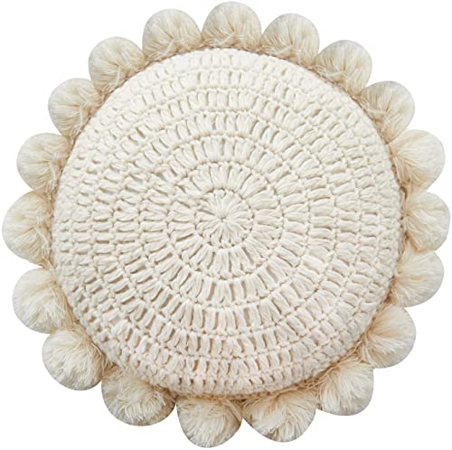 kitletsuit Boho Round Throw Pillow with Cute...