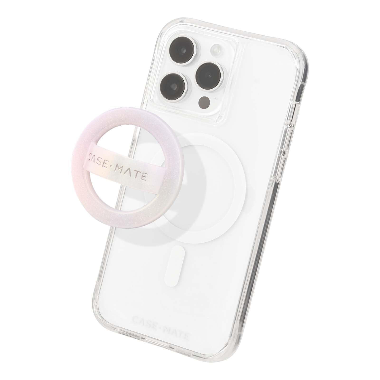 Case-Mate Magnetic Phone Grip Loop, Ultra Thin Collapsible MagSafe Holder for Hand, Compatible with iPhone 15/14/13 Pro Max
