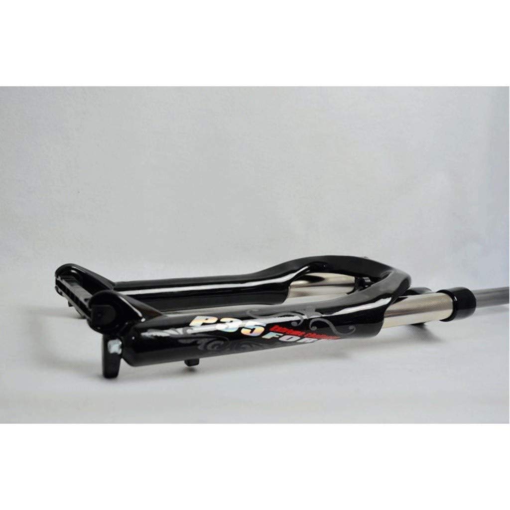 BMX widelec rower śnieżny przedni do roweru 20 cali stop aluminium zawieszenie pneumatyczne 100 mm podróż 1-0,3 cm kierownica 10 cm opona