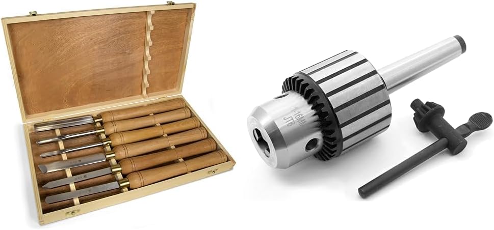 WEN 6-Pc Chisel Set & Drill Chuck