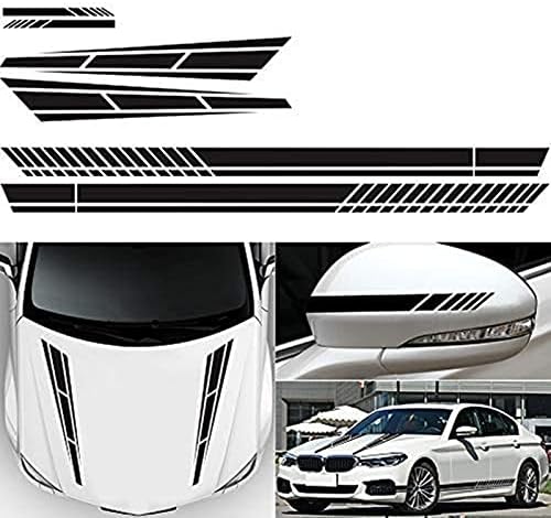 Elliot Jonah 6X Stripe Vinyl Decal Sticker Graphics Car Side Body Hood Cover Rearview Mirror