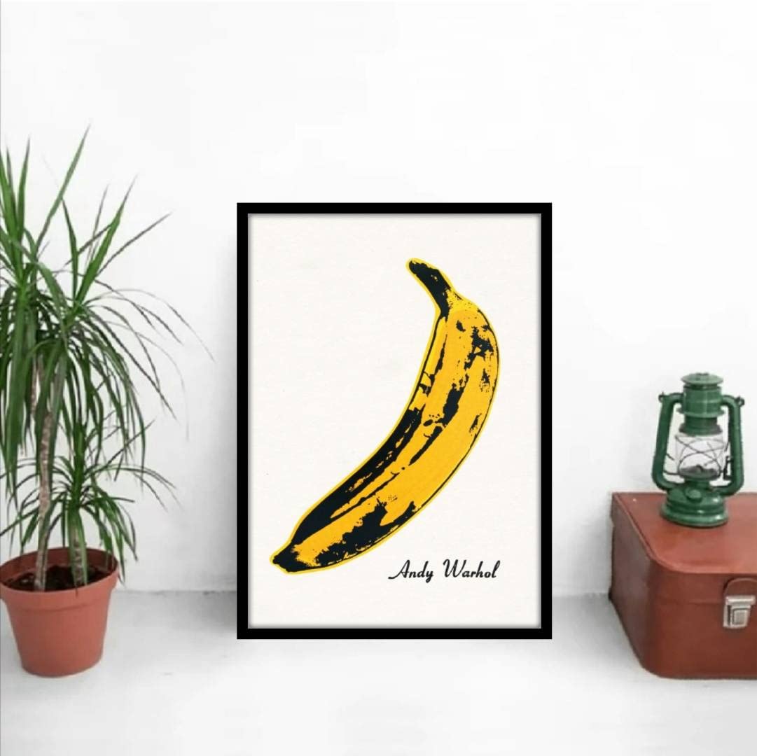 Amazon.co.jp: アンディウォーホル バナナ フレーム付き ポスター
