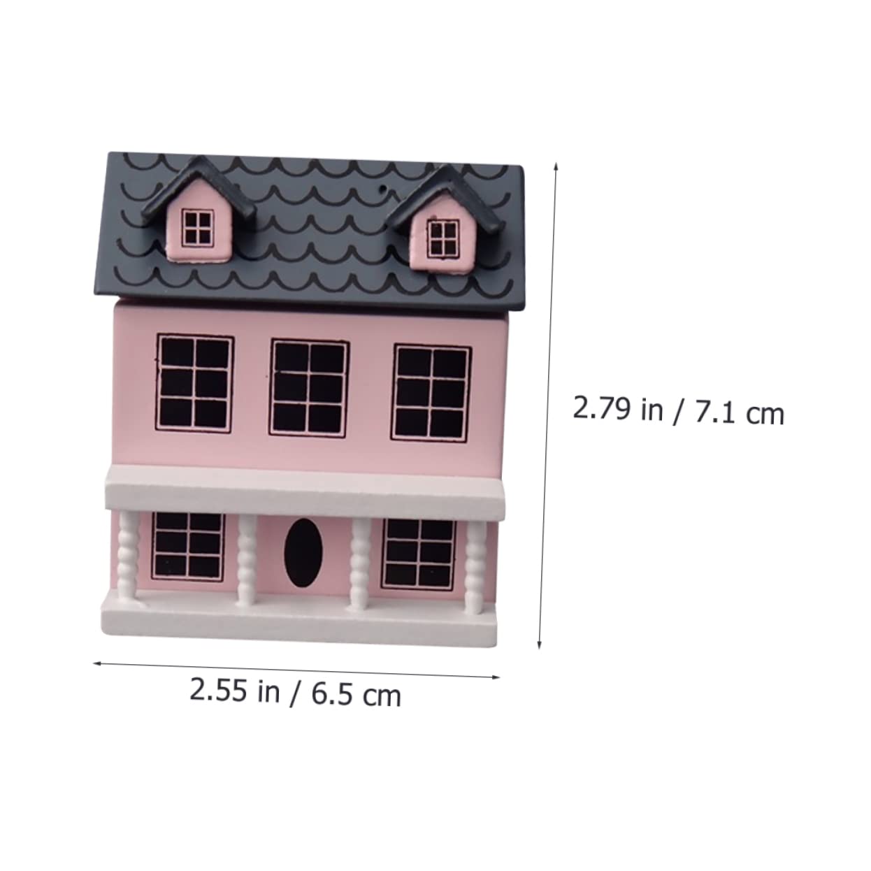 BESPORTBLE 1:12 Miniature Dollhouse Accessory DIY Kit Tiny House Decor Wooden House Model