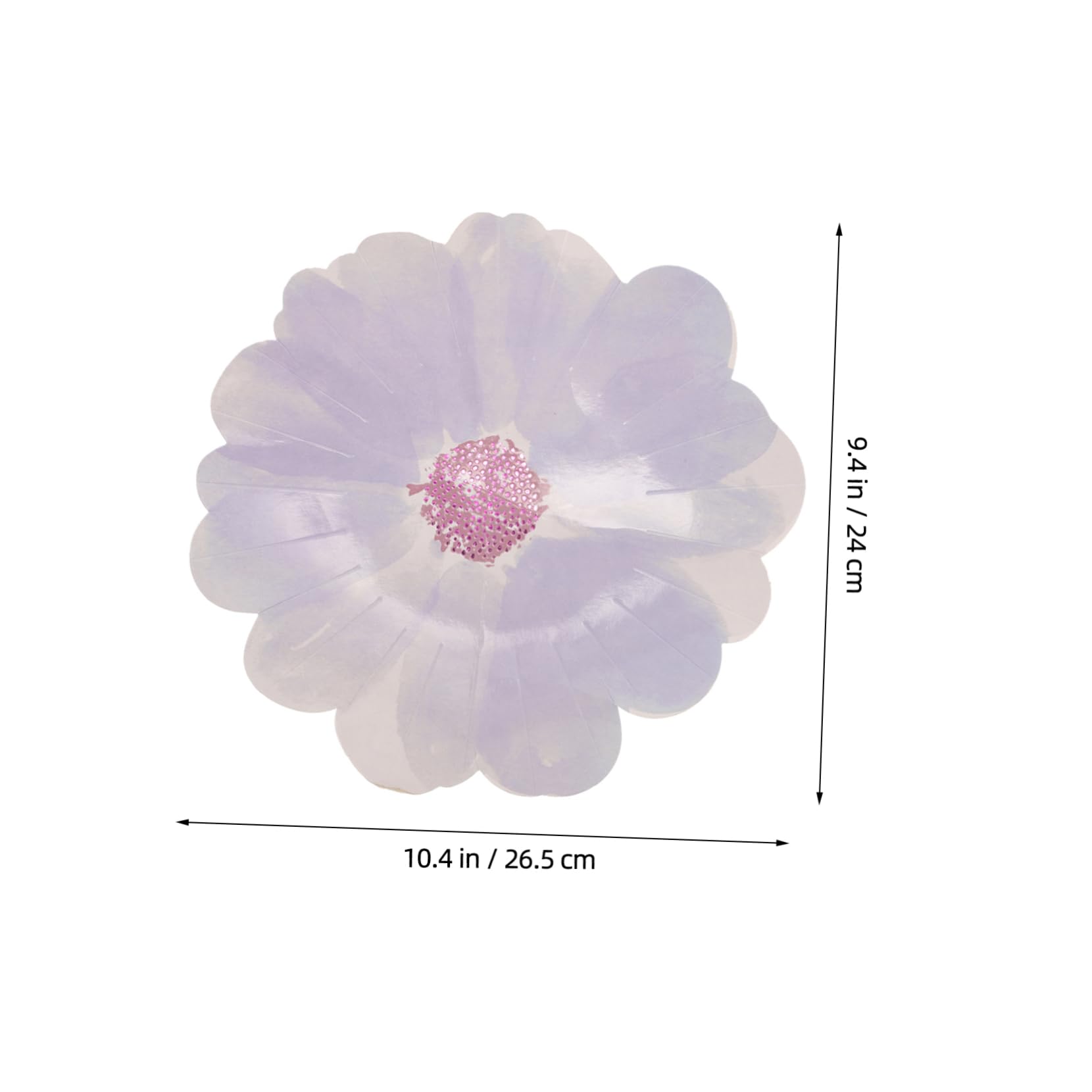 SHERCHPRY 8pcs Decorative Paper Plates Floral Design for Parties Festivals and Camping Sturdy Food Display Trays for Desserts Snacks and Fruit