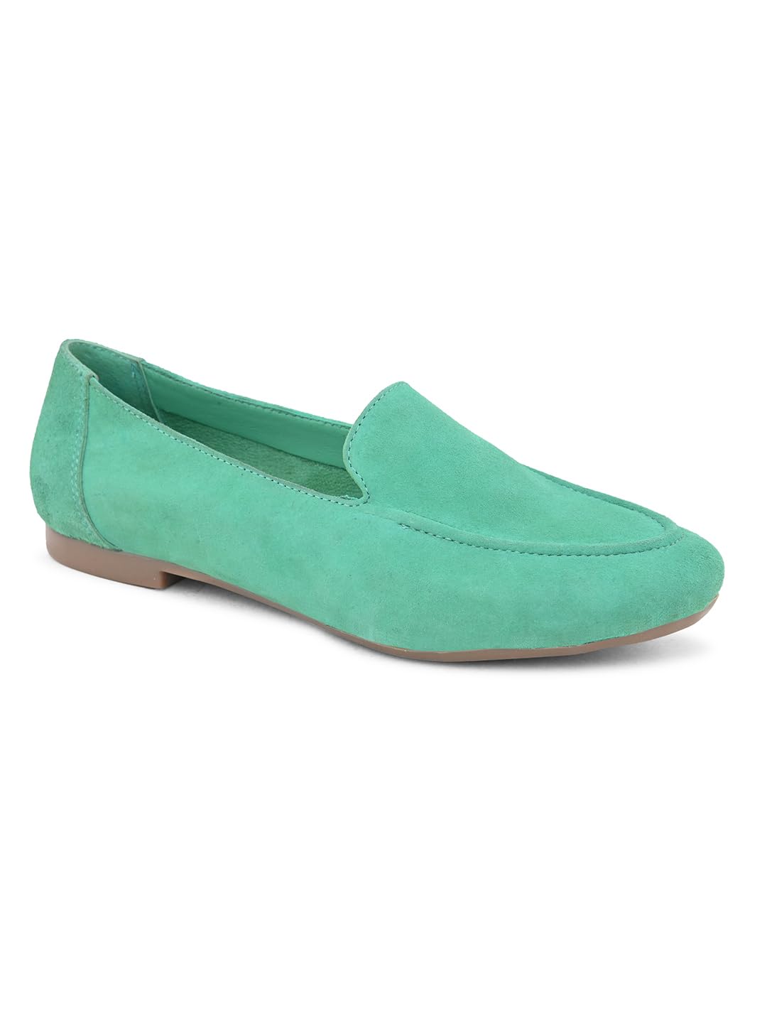 ALLEVIATER Present New Green Sude Leather for Women Ballarina Shoes Outdoot Office (6) (B0CYC1JQML) Amazon Price History, Amazon Price Tracker