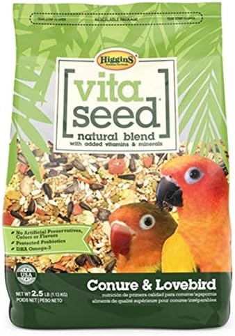 best food for maroon bellied conures that your pet will love 7 Vita Seed Conure And Lovebird Food Bag 2.5 Lb.