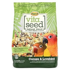 Vita seed Conure and Lovebird Food Bag 2.5 lb.