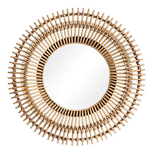 Espejo Sol exótico Natural de bambú, de Ø 58x5 cm   LOLAhome