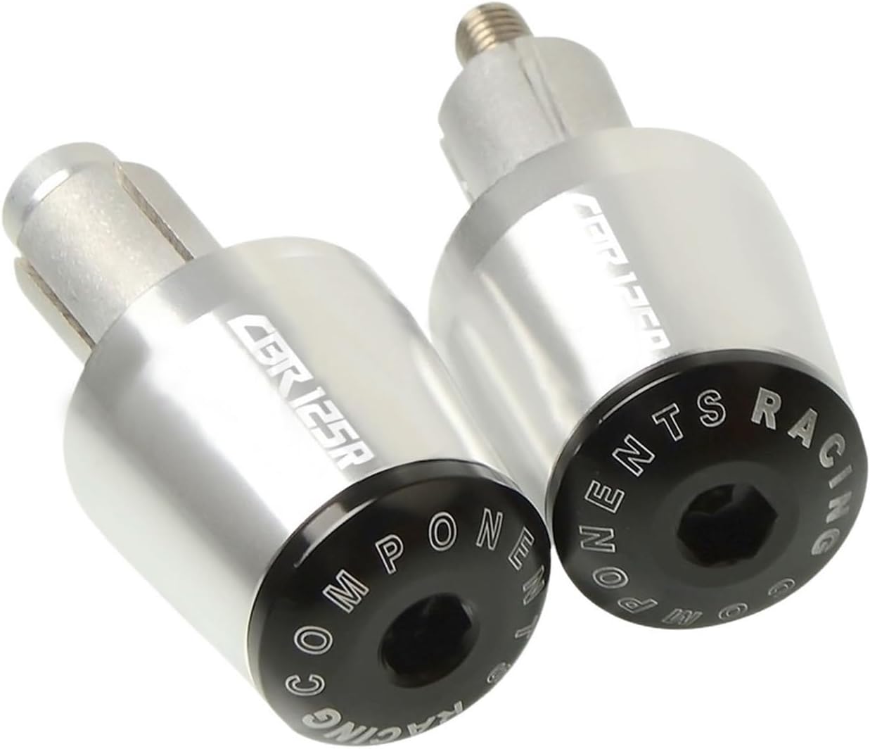 Bar Ends Motorcycle Grips Handle Bar End Cap Compatible with Hon Da CBR125R CBR 125 R 2005 2011-2014 2013 2012