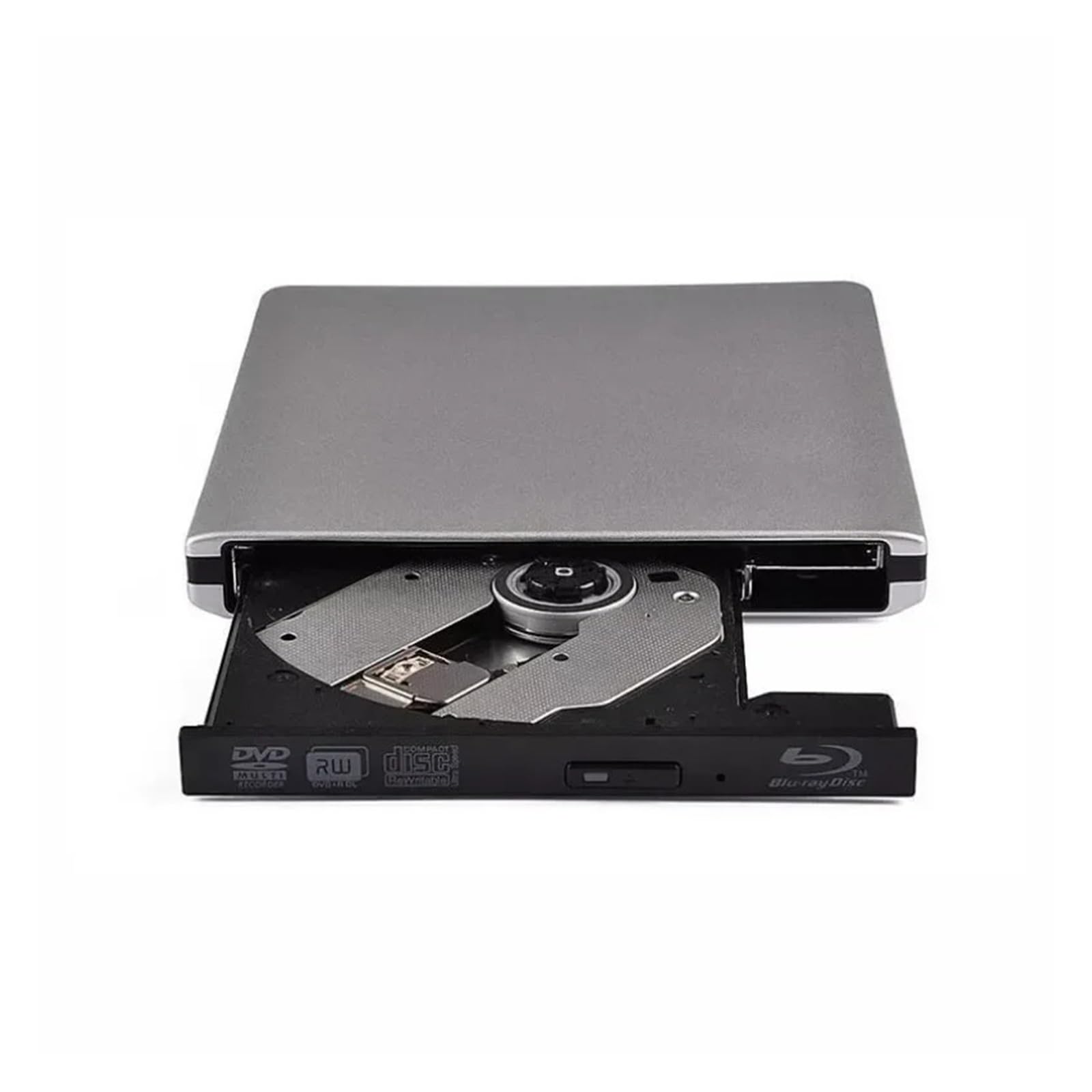 Grabadora/reproductora de BLU-Ray UHD 4K USB 3.0, Unidad óptica Externa, Reproductor/Lector de BLU-Ray 3D Rápido y Conveniente(Nero,4K Playback)