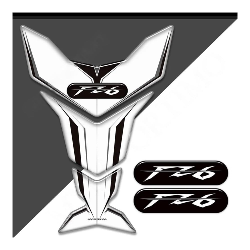 Motorbike Tank Pads Motorcycle Stickers Tank Pad for FZ6 FZ6S FZ6N for Fazer Knee Decal Kit Motorbike Protector Decals