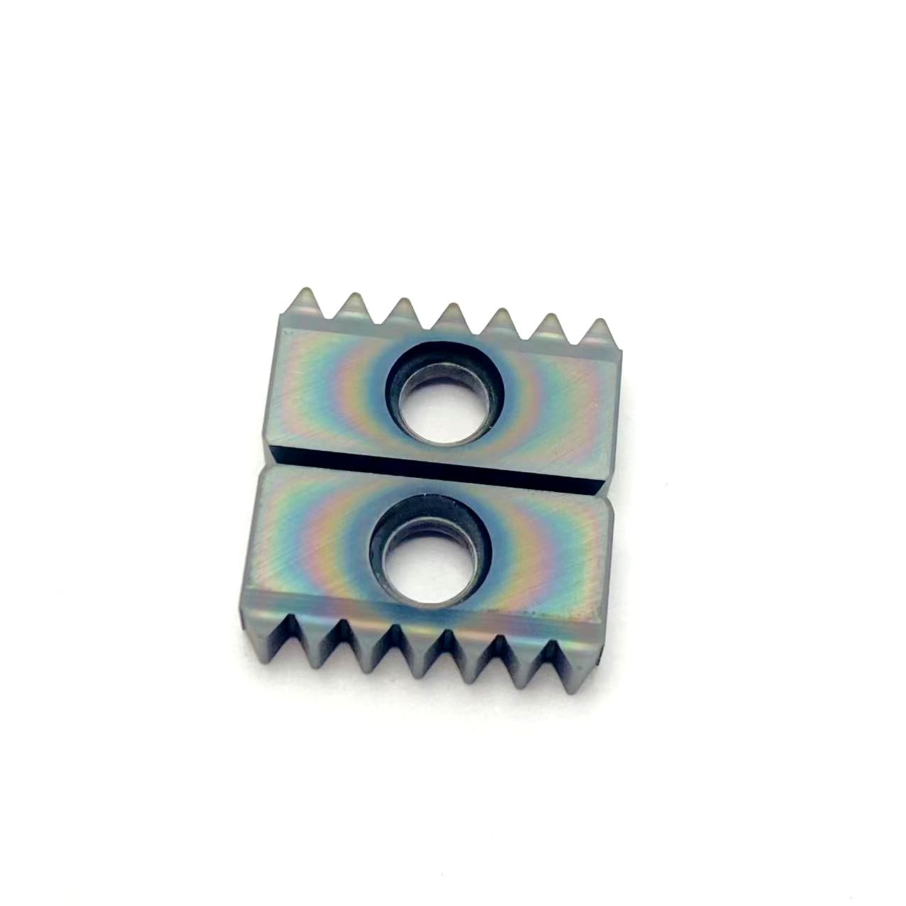 Tool Part for SR Thread Milling Cutter Comb Shaped Milling Insert Hard Alloy Machining Center 12N 14N 12E 14E Internal and External Threads - (Dimensions: 10PCS / Cutting Edge Diameter: 14E-2.5ISO)