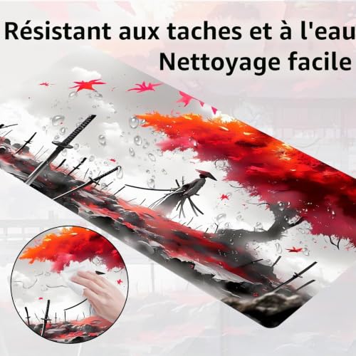 KZARYVEXIS Tapis de Souris de Jeu Japonais XXL 900x400x3mm – vue 5
