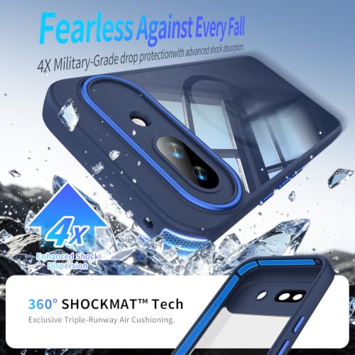 Image of Magnetic Case with Clear Back for Google Pixel 9a, Fit for MagSafe