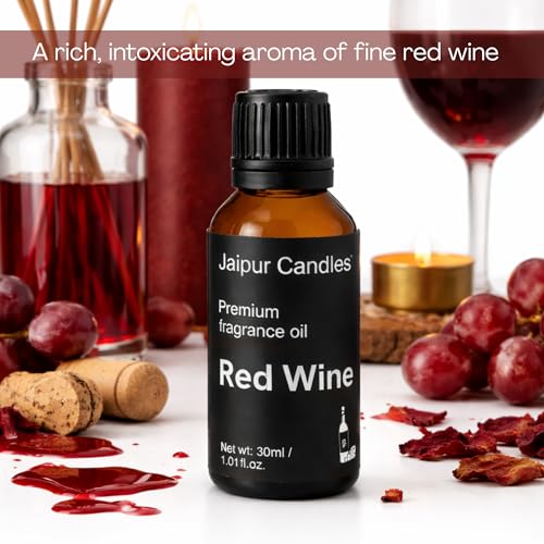 Image of Fragrance Oil | 30 ml | Aroma Oil for Home Fragrance | Best for Aromatherapy | Use in Diffusers, Candles, Air Fresheners (30ML, Red Wine)