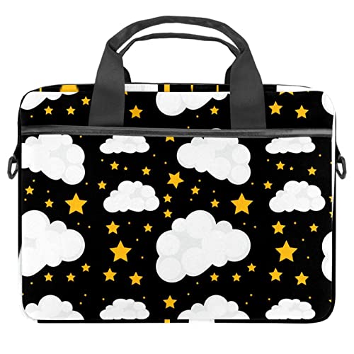 Sacoche portable 13-14.5in motif nuages jaunes sacoche fine originale