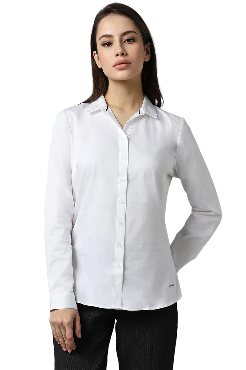 allen solly Women's Cotton Classic Fit Solid Fashion Vest-picture-33