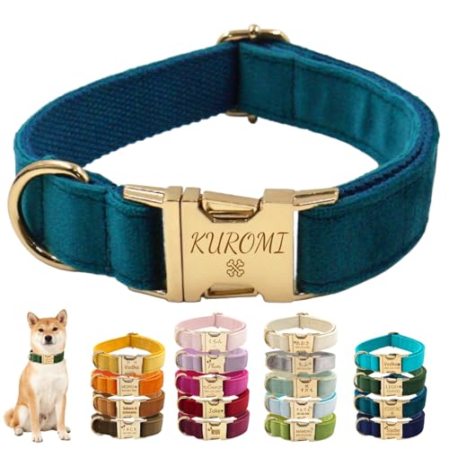 犬用首輪 迷子防止 名前と電話番号レーザー刻印可能 通気クッション 超軽量 プラッシュ 柔らかい 調整可能 5サイズ 小型犬 中型犬 大型犬 猫 おしゃれ 可愛い 蝶結び リード 付属