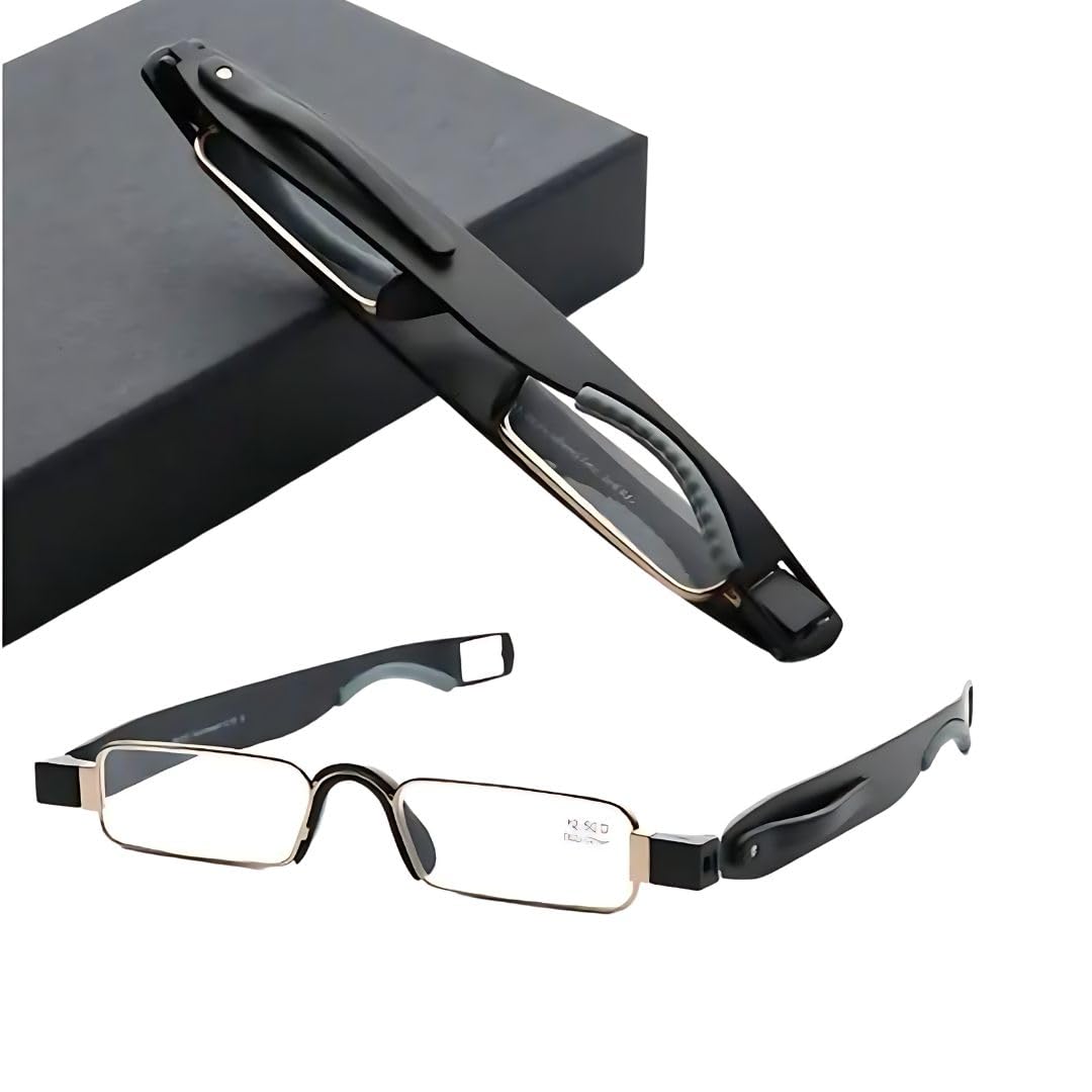 First Lens Library Reading Glasses 360 degree rotating, pen clip for Men & Women - Plus (+1.50) (B0D94LMJXH) Amazon Price History, Amazon Price Tracker