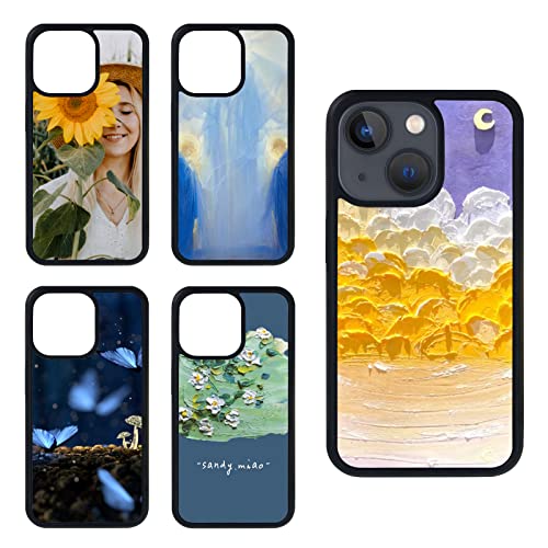 Maikesub 5 Pcs Sublimation Phone Case For Iphone 13 Mini 5.4 Inch Sublimation Blanks Printable Blank Phone Cases Customized Phone Covers For Diy Soft Rubber Protective Shockproof Slim Case Anti-Slip #TOP4