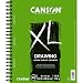 Canson XL Series Drawing Paper Pad, Micro Perforated, Smooth Surface, Side Wire Bound, 70 Pound, 9 x 12 Inch, 60 Sheets